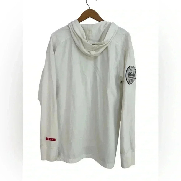 T DALTON CLOTHING HILTON HEAD ISLAND PATCH HOODED SWEATER MENS - Picture 4 of 6